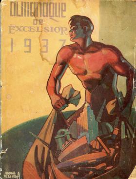 Sin título. Portada de Almanaque de Excélsior para 1937