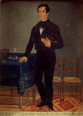 Retrato del presbítero José María Secundino González  A.