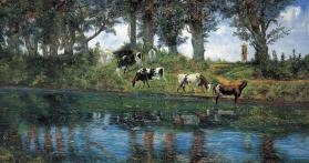 Canal de Santa Anita (con vacas)