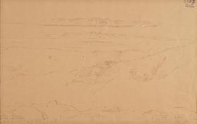 Estudio de cerros, abril de 1865