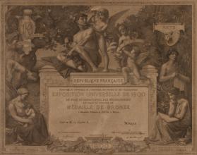 Diploma de la exposición de París