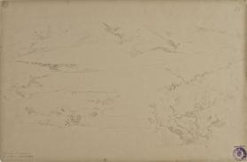 Estudio de cerros, abril 1865