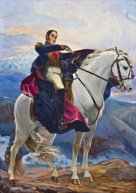 Retrato ecuestre de Simón Bolívar