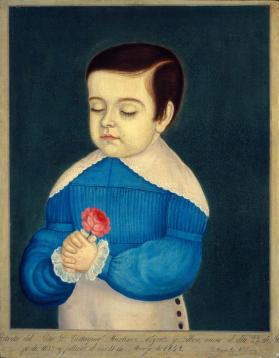 Retrato del niño Eustaquio Martínez Negrete y Alva