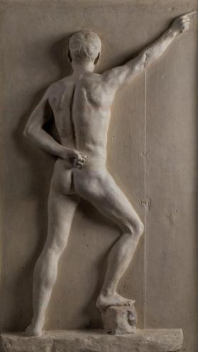 Desnudo masculino de espaldas