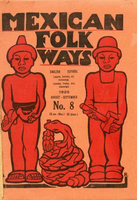 Mexican Folkways. Mexico City. TOOR, Frances editor. RIVERA, Diego art editor. No. 3 Vol. 2.