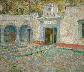 Patio de una casa